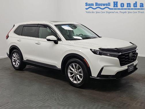 Platinum White Pearl 2024 Honda CR-V EX-L 2WD
