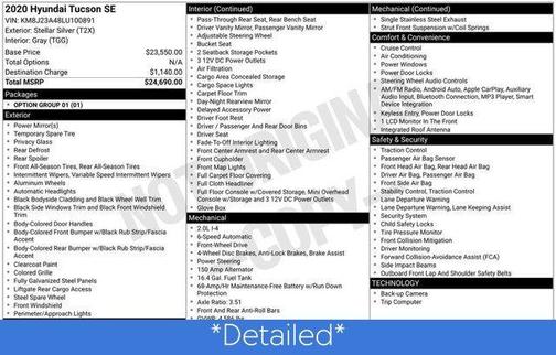 2020 Hyundai TUCSON SE