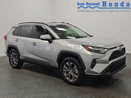 Silver Sky Metallic 2025 Toyota RAV4 Hybrid XLE Premium