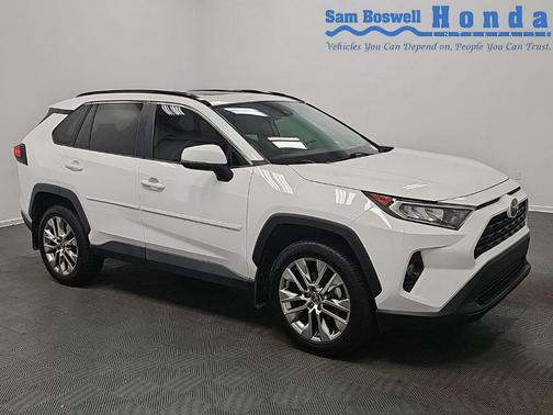 Super White 2020 Toyota RAV4 XLE Premium
