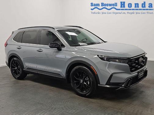 Gray 2025 Honda CR-V Hybrid Sport FWD