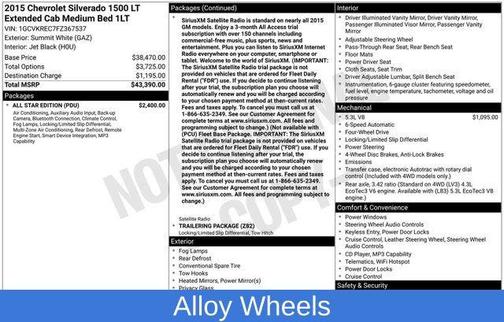 2015 Chevrolet Silverado 1500 1LT