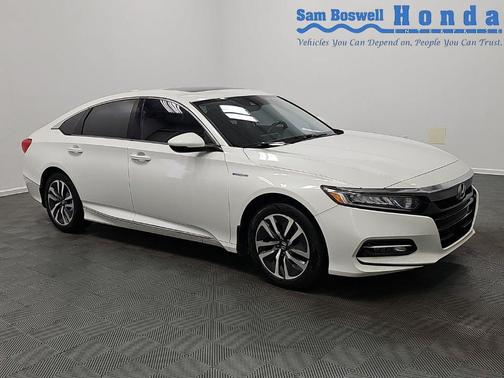 Platinum White Pearl 2019 Honda Accord Hybrid EX-L