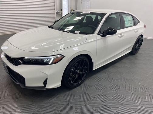 Platinum White Pearl 2026 Honda Civic Sport