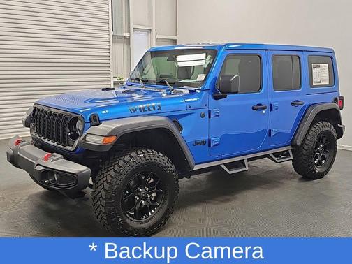 Hydro Blue Pearlcoat 2024 Jeep Wrangler Willys