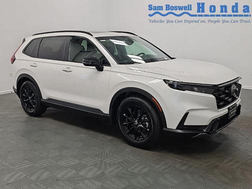 Platinum White Pearl 2026 Honda CR-V Hybrid Sport-L FWD
