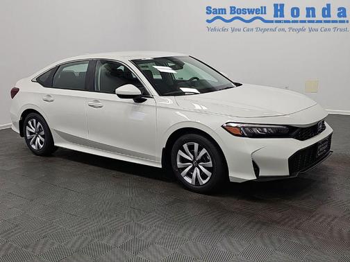 Platinum White Pearl 2026 Honda Civic LX