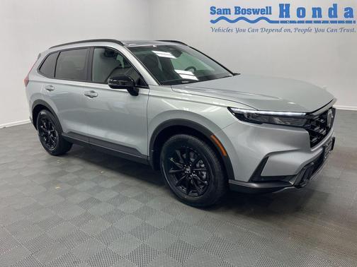 Solar Silver Metallic 2026 Honda CR-V Hybrid Sport-L AWD