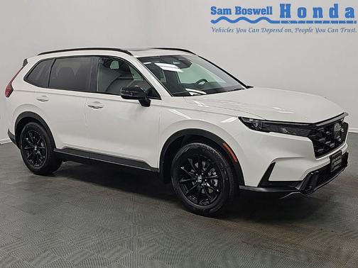 Platinum White Pearl 2026 Honda CR-V Hybrid Sport-L FWD