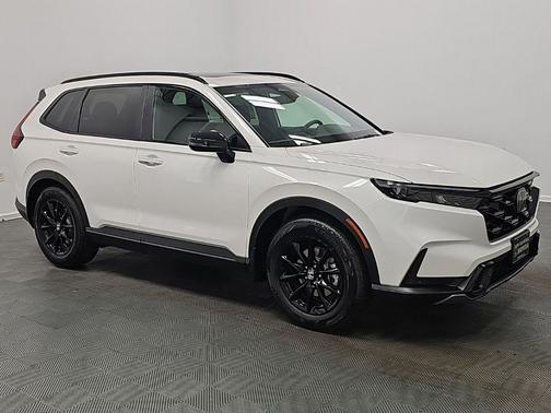 Platinum White Pearl 2026 Honda CR-V Hybrid Sport-L FWD