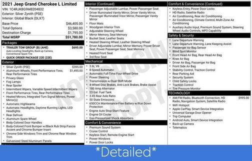 2021 Jeep Grand Cherokee L Limited