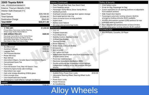 Titanium Metallic 2005 Toyota RAV4 Base