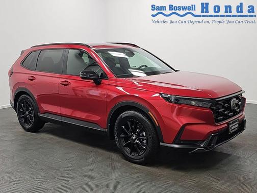 Radiant Red Metallic 2026 Honda CR-V Hybrid Sport-L FWD