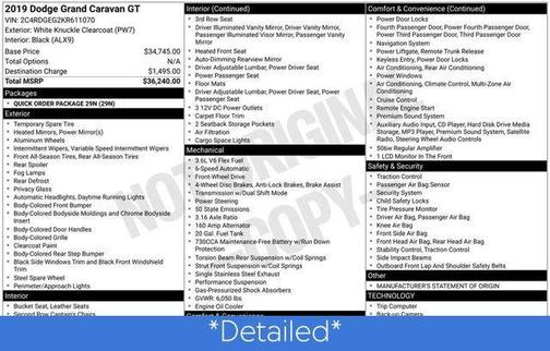 2019 Dodge Grand Caravan GT