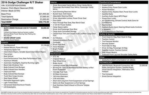 2016 Dodge Challenger R/T