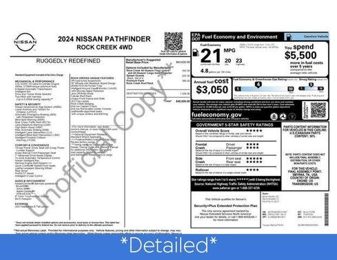2024 Nissan Pathfinder Rock Creek 4WD