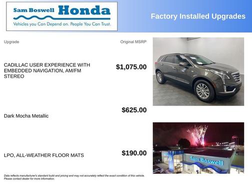 Dark Mocha Metallic 2019 Cadillac XT5 Luxury