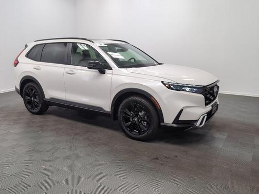 Platinum White Pearl 2026 Honda CR-V Hybrid Sport Touring AWD