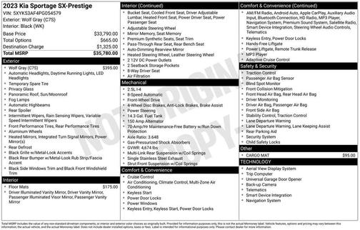 2023 Kia Sportage SX-Prestige