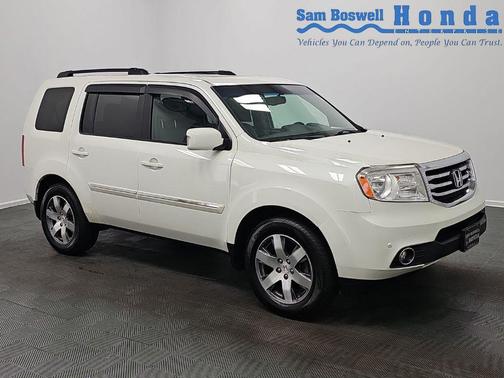White Diamond Pearl 2015 Honda Pilot Touring