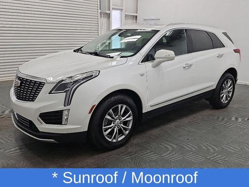 Crystal White Tricoat 2023 Cadillac XT5 Premium Luxury