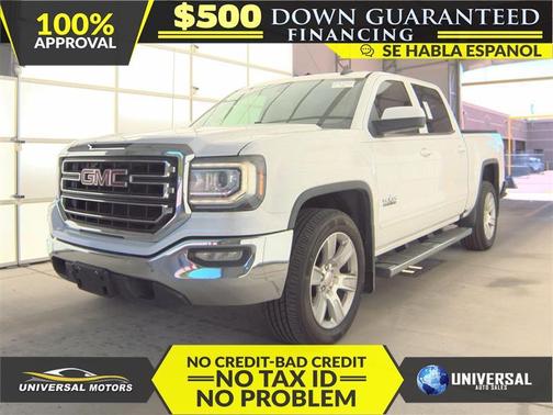 White 2016 GMC Sierra 1500 SLE