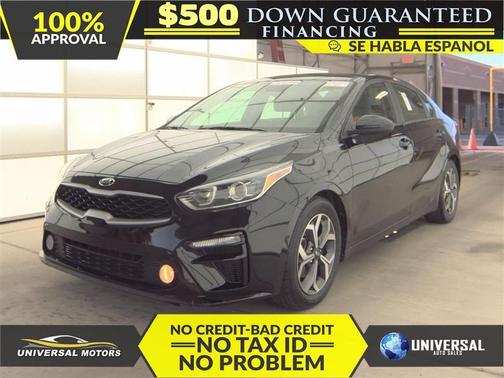 Black 2021 Kia Forte LXS