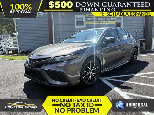 Gray 2021 Toyota Camry SE