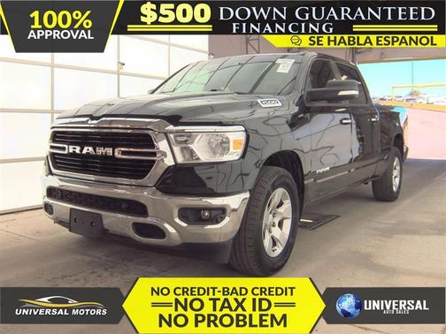 Black 2019 RAM 1500 Big Horn