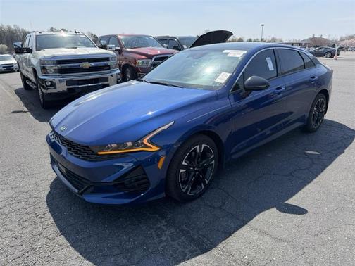Blue 2021 Kia K5 GT-Line