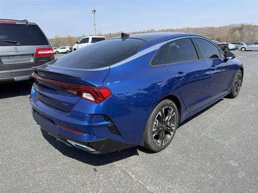 Blue 2021 Kia K5 GT-Line