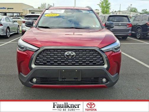 Soul Red Crystal 2025 Toyota Corolla Cross XLE