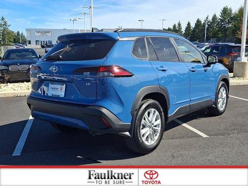 Cavalry Blue/Jet Black 2026 Toyota Corolla Cross LE