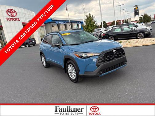 Cavalry Blue/Jet Black 2026 Toyota Corolla Cross LE