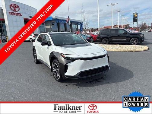 White 2023 Toyota bZ4X XLE