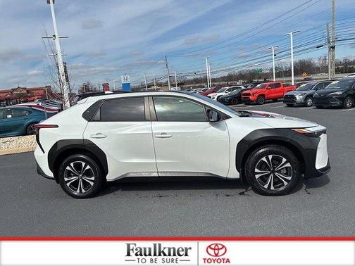White 2023 Toyota bZ4X XLE