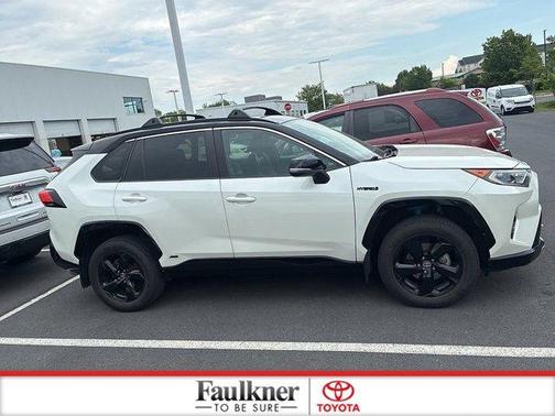 Midnight Black Metallic 2021 Toyota RAV4 Hybrid XSE
