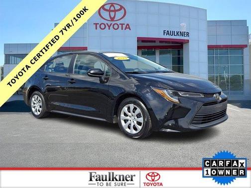 Midnight Black Metallic 2024 Toyota Corolla LE