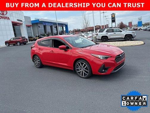 Pure Red 2025 Subaru Impreza Sport