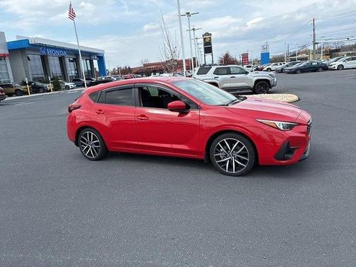 Pure Red 2025 Subaru Impreza Sport