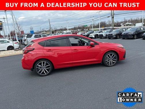 Pure Red 2025 Subaru Impreza Sport