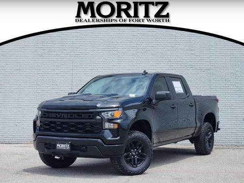 Black 2026 Chevrolet Silverado 1500 Custom Trail Boss