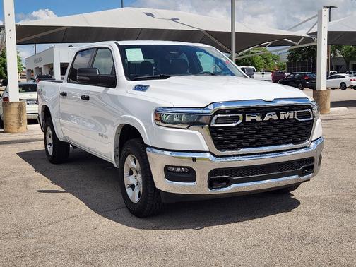 Bright White Clearcoat 2025 RAM 1500 Lone Star