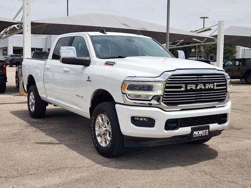 Bright White Clearcoat 2024 RAM 2500 Laramie Crew Cab 4x4 6'4' Box