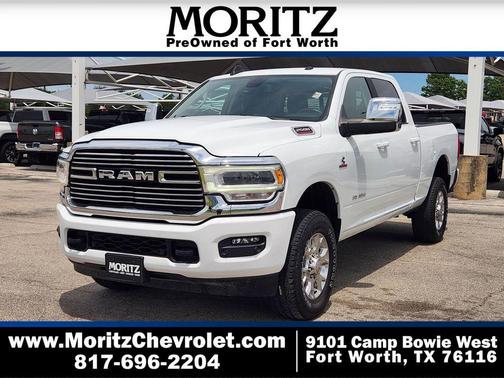 Bright White Clearcoat 2024 RAM 2500 Laramie Crew Cab 4x4 6'4' Box