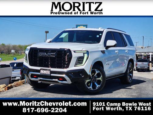 Summit White 2025 GMC Yukon 4WD AT4 Ultimate