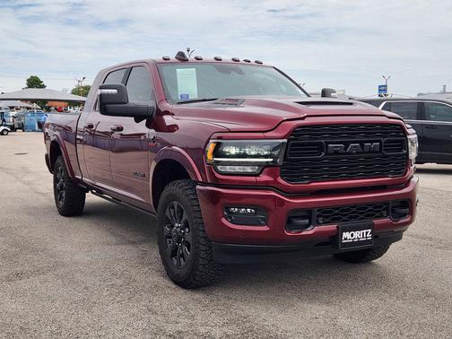 Delmonico Red Pearlcoat 2023 RAM 2500 Limited Mega Cab 4x4 6'4' Box