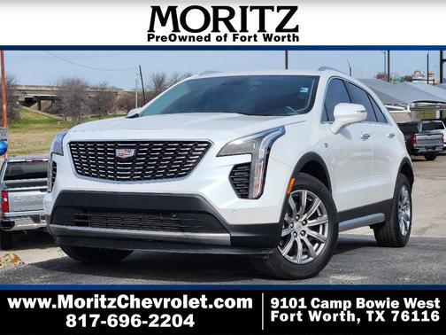Crystal White Tricoat 2023 Cadillac XT4 Premium Luxury