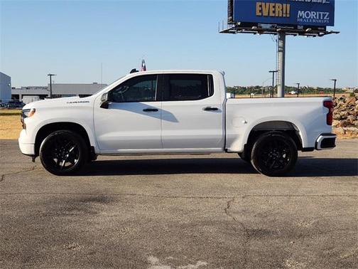 Summit White 2023 Chevrolet Silverado 1500 Custom