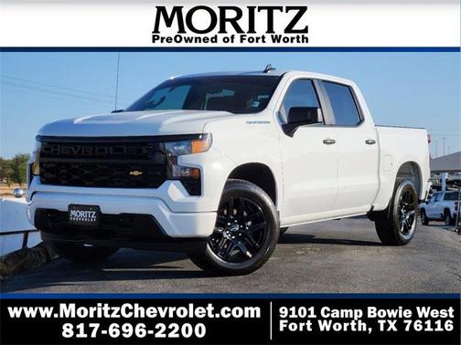 Summit White 2023 Chevrolet Silverado 1500 Custom